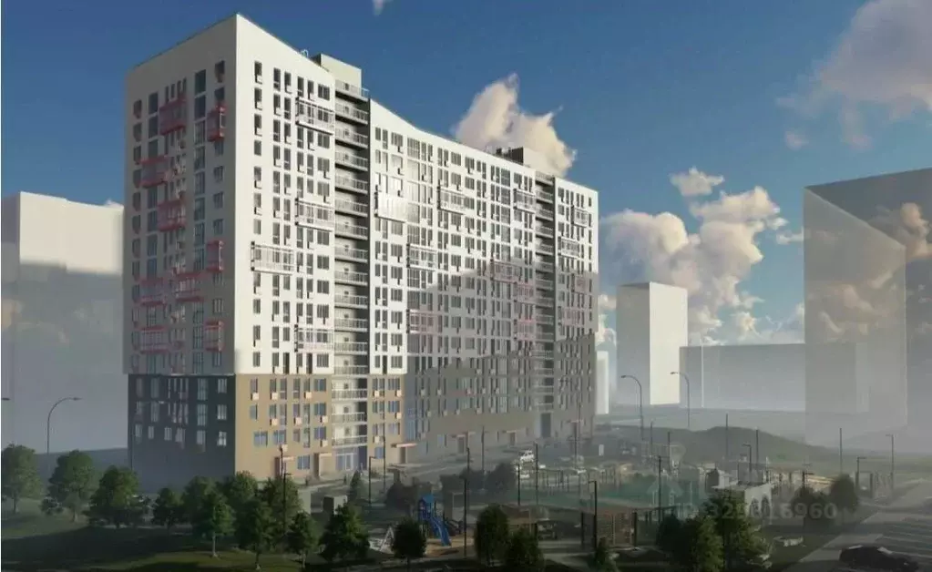 2-к кв. Белгородская область, Белгород Нагорная ул., 25 (45.77 м) - Фото 2