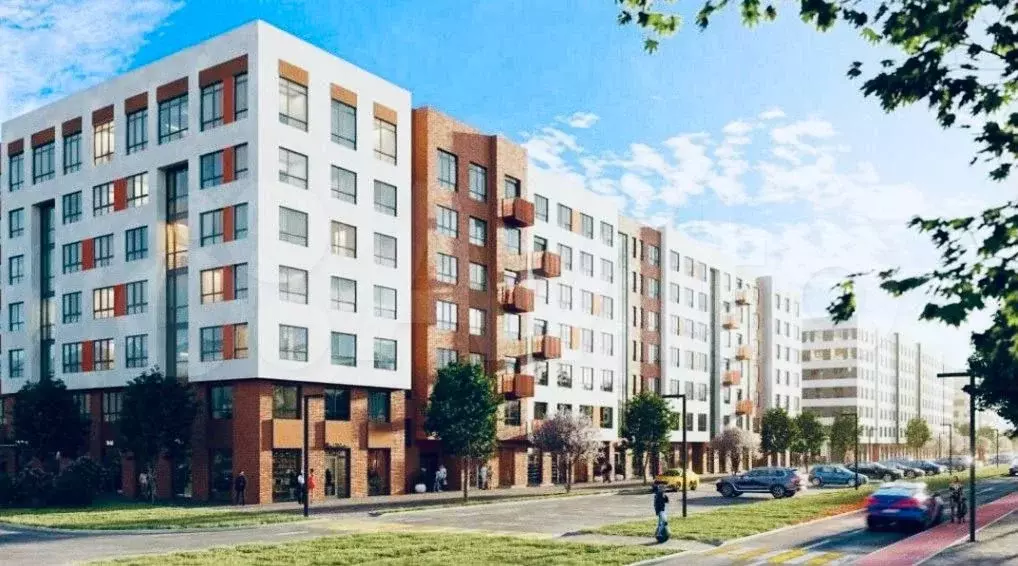 1-к. квартира, 42 м, 5/9 эт. - Фото 0