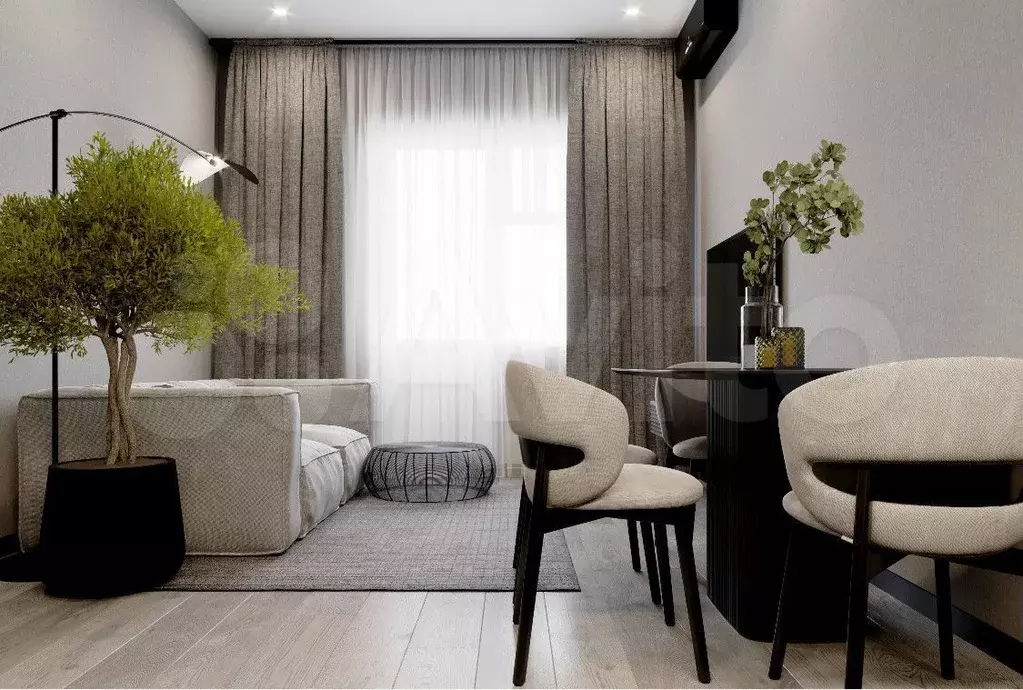 1-к. квартира, 33,5 м, 9/9 эт. - Фото 1