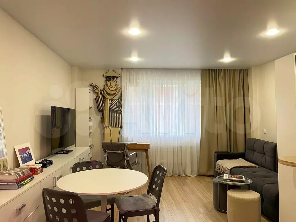 Квартира-студия, 31,7 м, 1/5 эт. - Фото 1