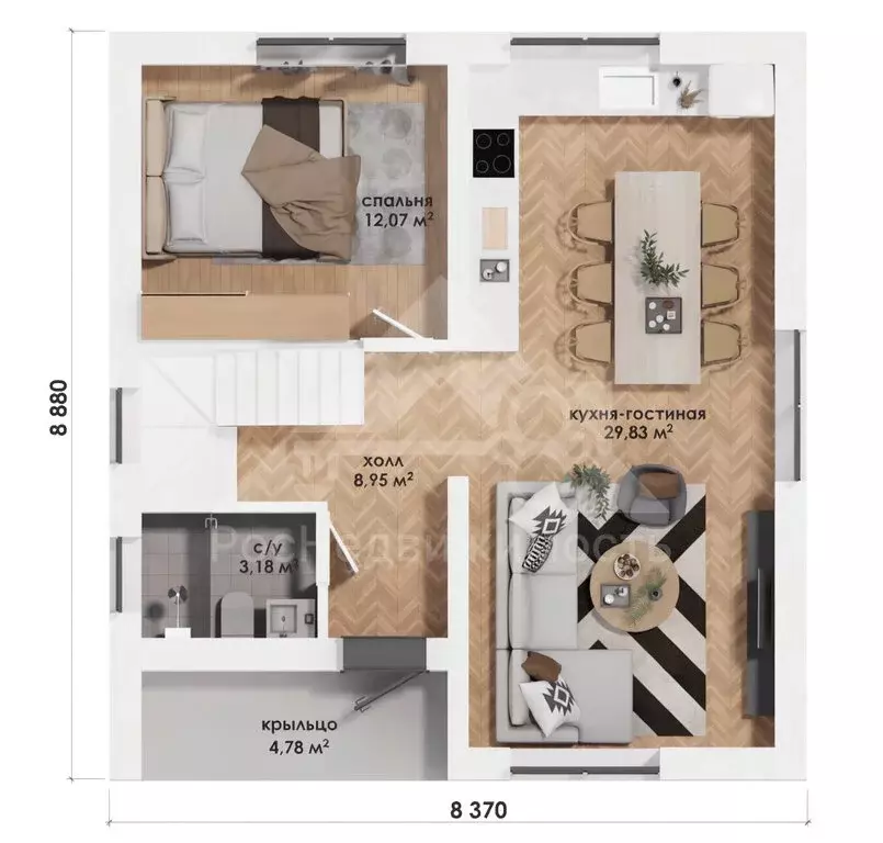 Дом в Кольчугино, Малиновая улица (115 м) - Фото 2