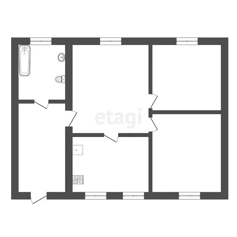 Дом в Тюмень (85 м) - Фото 1