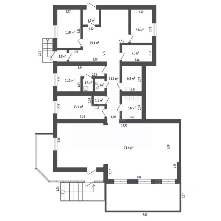 Офис в Амурская область, Благовещенск ул. Горького, 112 (182 м) - Фото 1