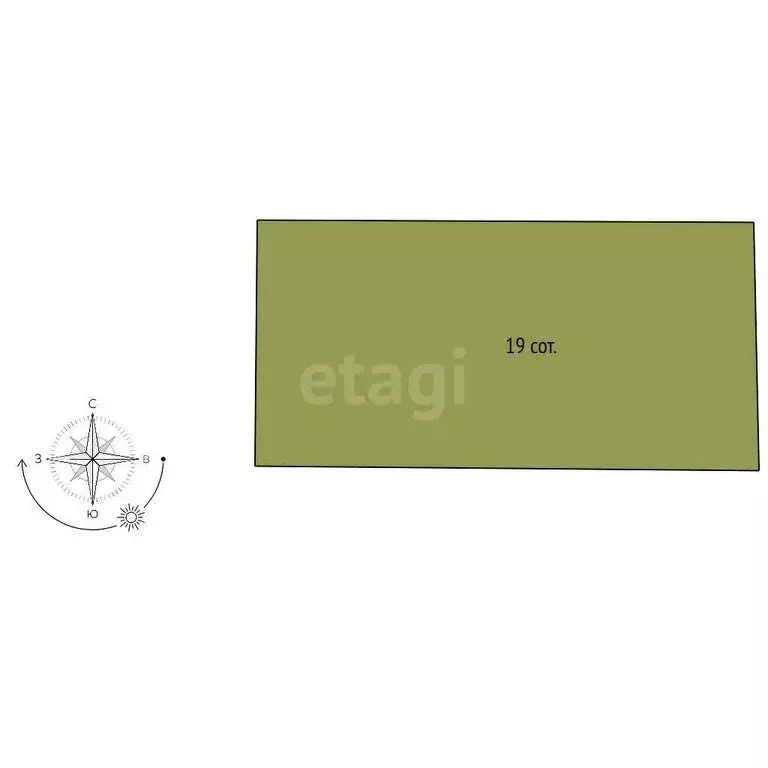 Участок в посёлок Дубовое, микрорайон Улитка (19 м) - Фото 1