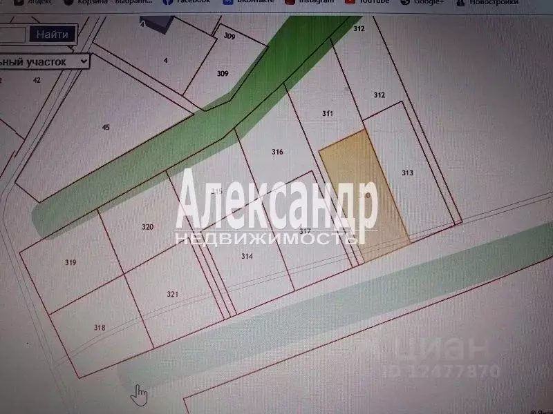 Участок в Ленинградская область, Волосовский район, Большеврудское ... - Фото 1