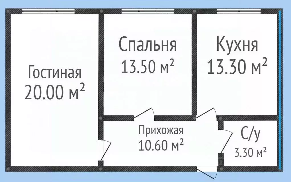 2-к кв. Дагестан, Махачкала Научный Городок мкр, ул. Дербентская, 53 ... - Фото 1