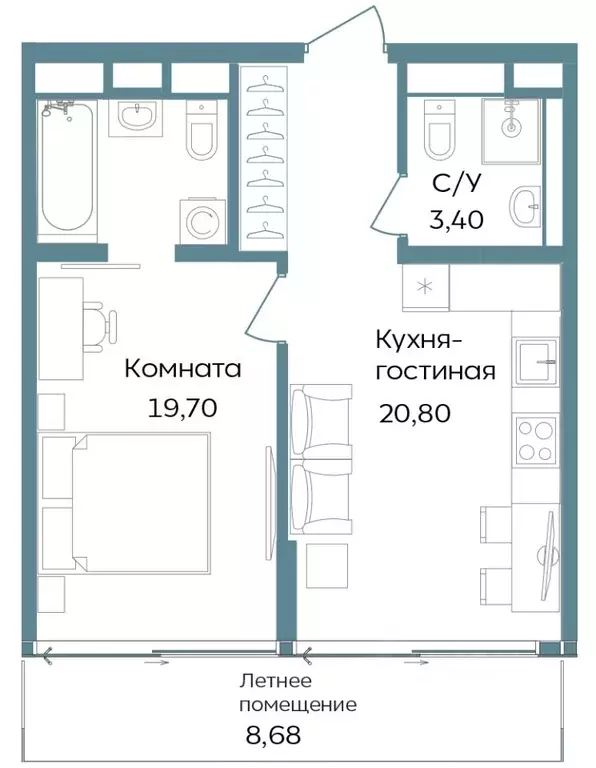 2-к кв. Крым, Саки ул. Морская (52.58 м) - Фото 0