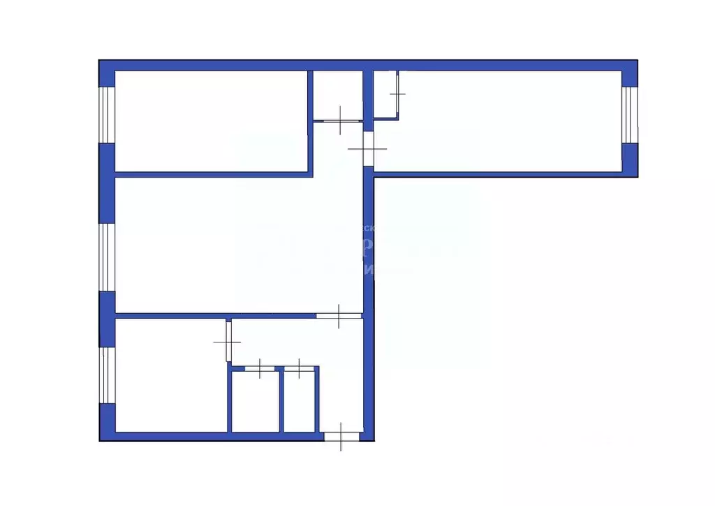 3-к кв. Кемеровская область, Кемерово ш. Промышленновское, 52 (65.0 м) - Фото 2