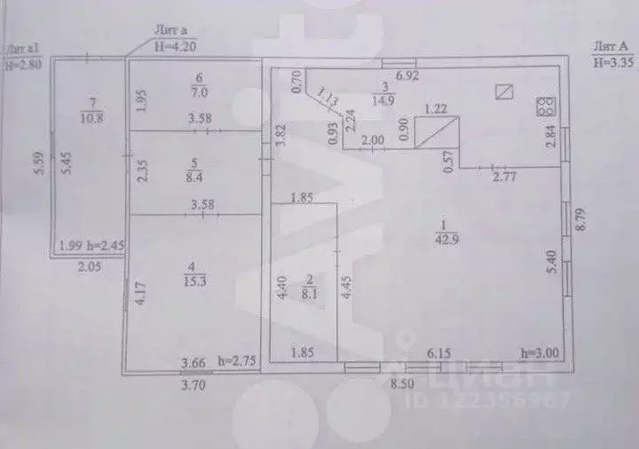 Дом в Башкортостан, Дюртюлинский район, Такарликовский сельсовет, с. ... - Фото 2