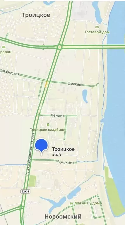 Участок в Омская область, Омский район муниципальный округ, с. ... - Фото 2