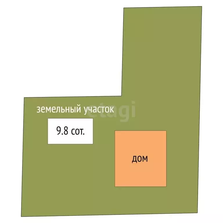 Дом в посёлок городского типа Атамановка, Пристанционная улица (98.5 ... - Фото 0