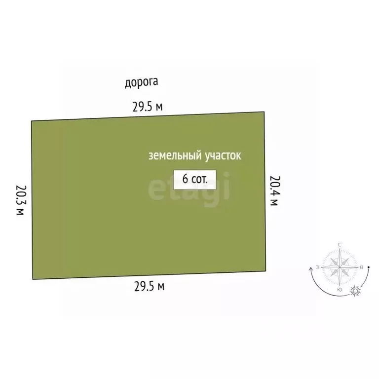 Участок в Тюменская область, Тюменский муниципальный округ, с. Чикча, ... - Фото 2