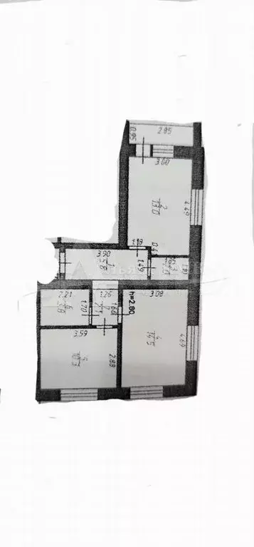 2-к. квартира, 51 м, 2/4 эт. - Фото 0