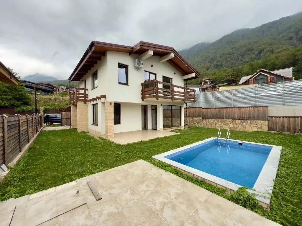 Дом в Краснодарский край, Сочи Красная Поляна пгт, ул. Ачишховская, ... - Фото 2