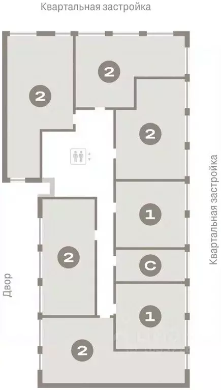 2-к кв. Тюменская область, Тюмень Мысовская ул., 26к1 (73.11 м) - Фото 1