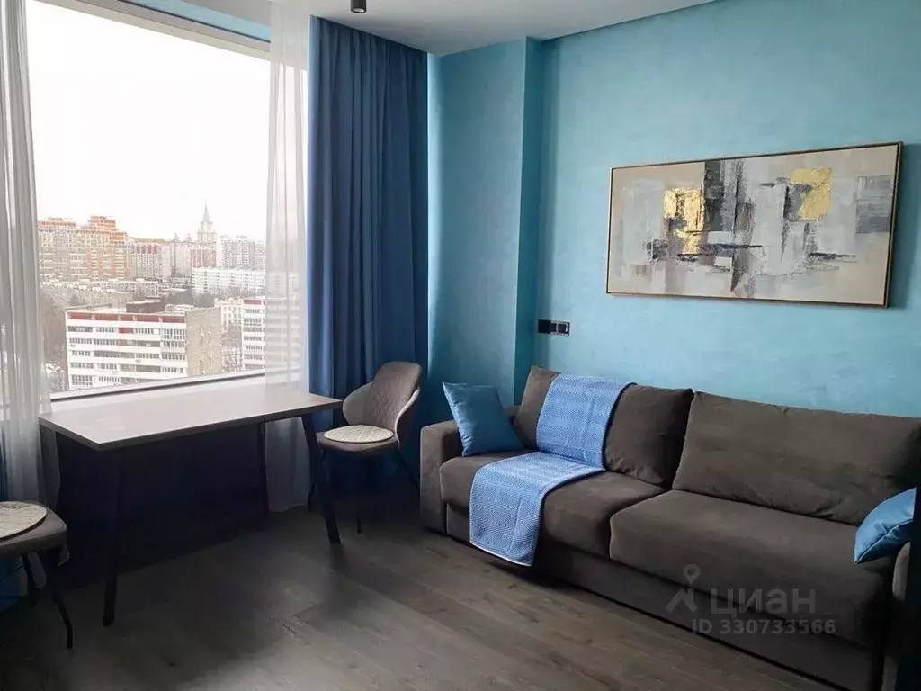 Студия Москва Мичуринский просп., 56 (30.0 м) - Фото 1