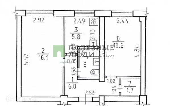 Продаётся 2-к квартира, 43 м - Фото 0