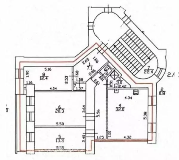 3-к кв. Санкт-Петербург Люблинский пер., 2 (90.0 м) - Фото 0