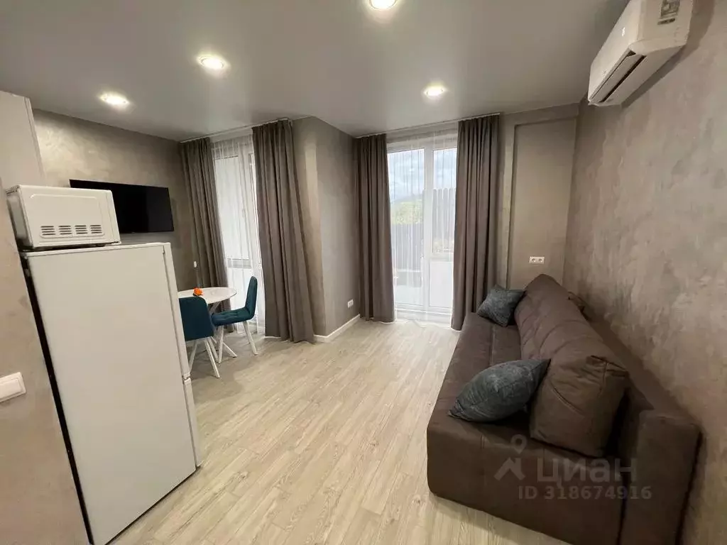 Студия Краснодарский край, Сочи Миндальная ул., 20/10 (25.0 м) - Фото 1