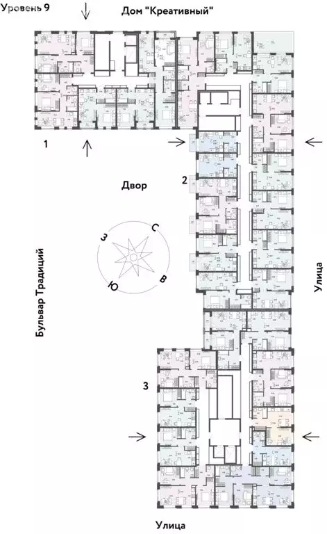 Квартира-студия: Тюмень, улица Андрея Кореневского, 5к1 (23.81 м) - Фото 1