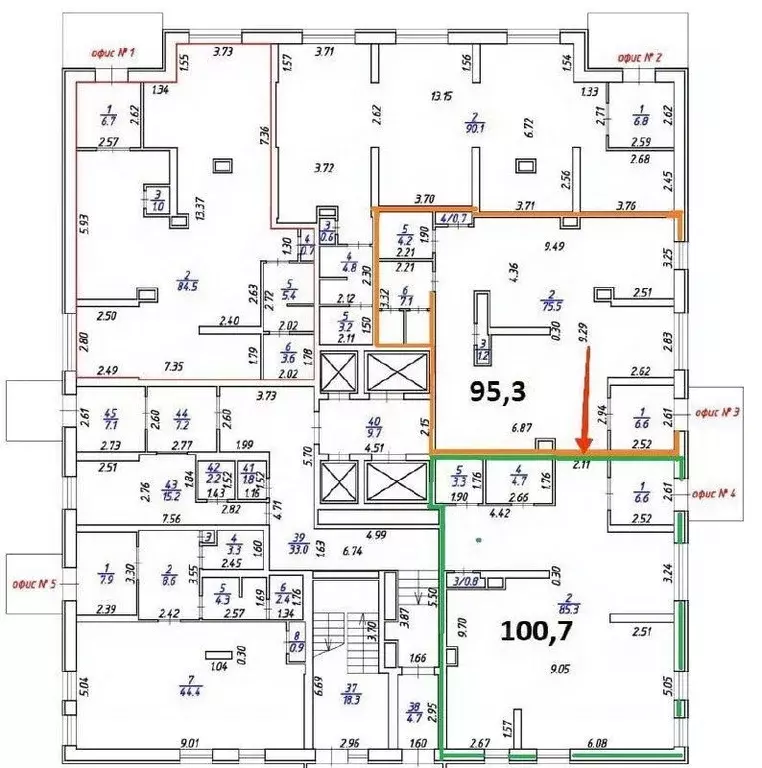 Офис в Удмуртия, Ижевск ул. Герцена, 8к2 (101 м) - Фото 1