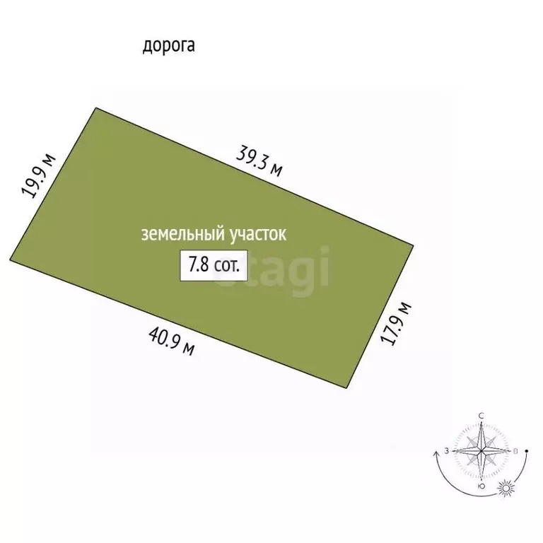 Участок в Костромская область, Кострома Вологодская ул. (7.8 сот.) - Фото 1