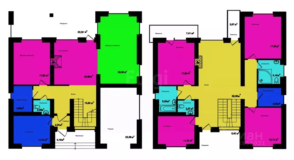 Таунхаус в Костромская область, Волгореченск Волжская Жемчужина мкр, ... - Фото 2