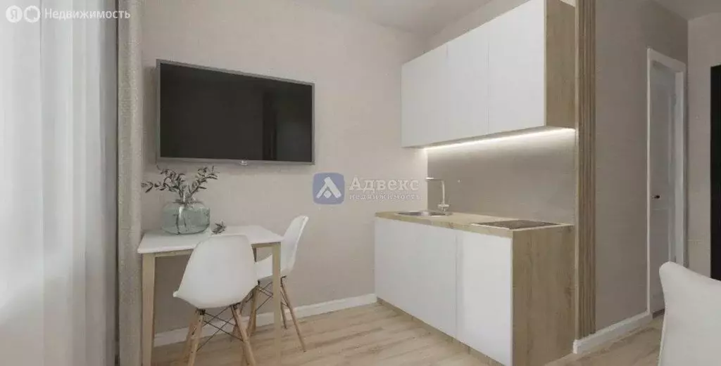 Квартира-студия: Тюмень, проезд Геологоразведчиков, 48 (16.5 м) - Фото 0