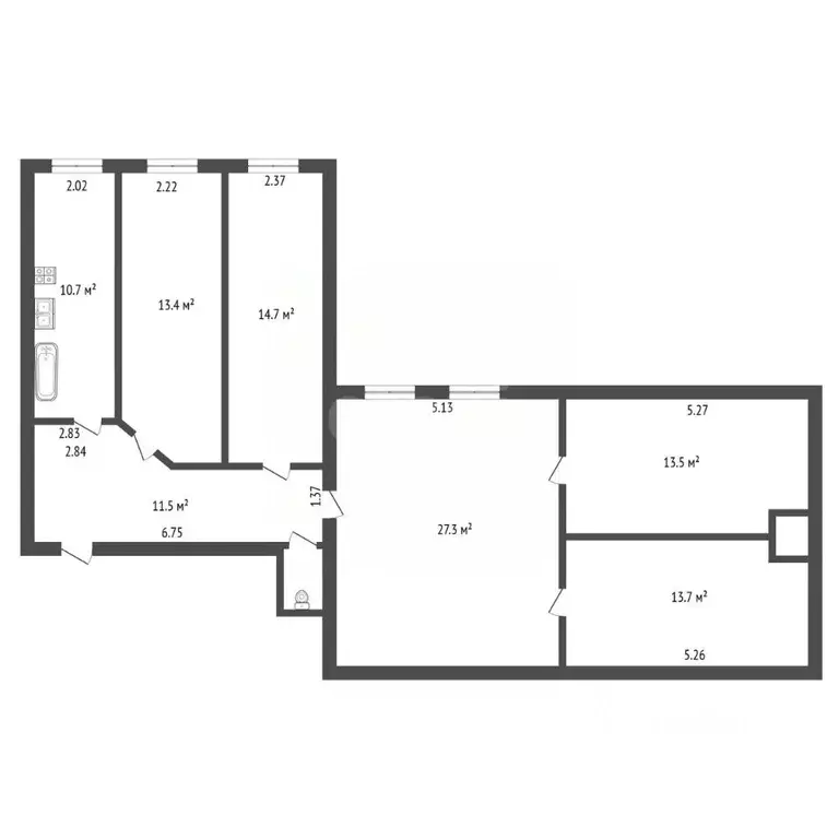 Комната Санкт-Петербург Гороховая ул., 32 (14.7 м) - Фото 2