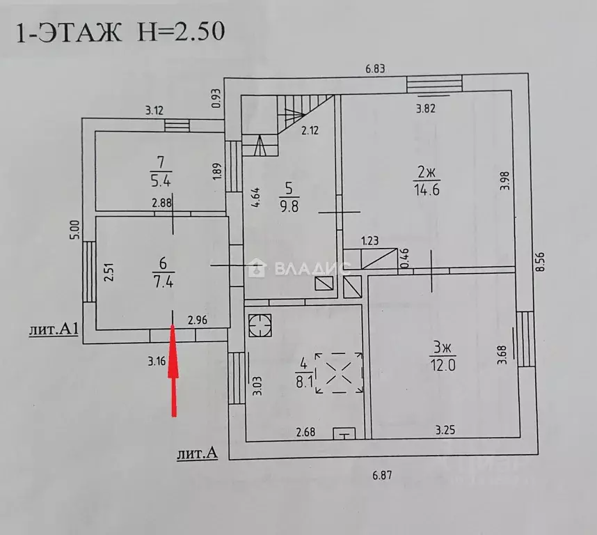 Дом в Калининградская область, Советск Ярославская ул., 14 (101 м) - Фото 1