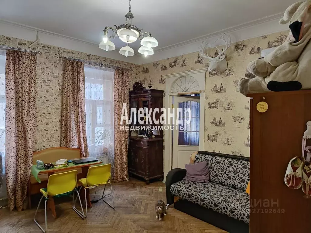 Комната Санкт-Петербург ул. Комсомола, 47 (45.1 м) - Фото 1