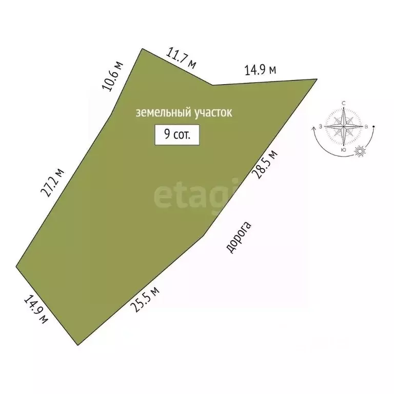 Участок в Крым, Ялта муниципальный округ, Кореиз пгт ш. Кореизское ... - Фото 2