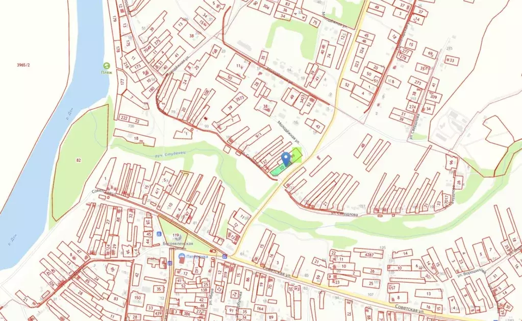 Дом в Липецкая область, Задонский муниципальный округ, с. Донское ул. ... - Фото 1