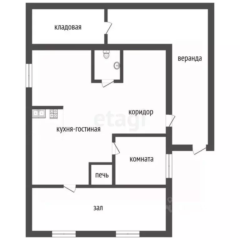 Дом в Свердловская область, Туринский муниципальный округ, пос. ... - Фото 2