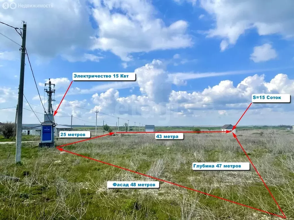 Участок в Краснодарский край, Анапа (15 м) - Фото 1