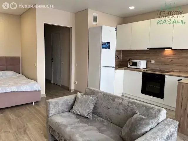 Квартира-студия: Казань, улица Братьев Батталовых, 20Ак2 (34 м) - Фото 0