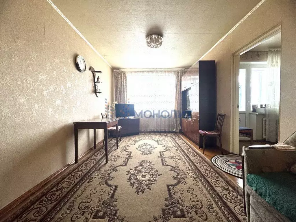 3-к кв. Нижегородская область, Нижний Новгород ул. Строкина, 3А (55.3 ... - Фото 1