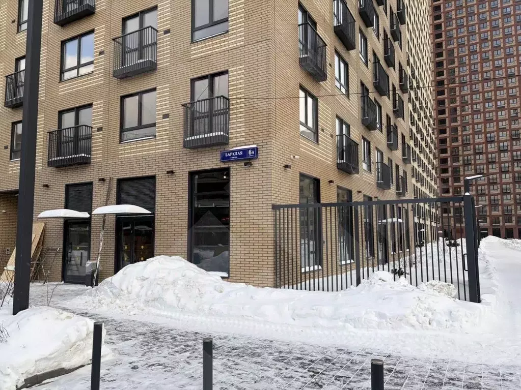 Помещение свободного назначения в Москва Барклая 6 жилой комплекс, к6 ... - Фото 1