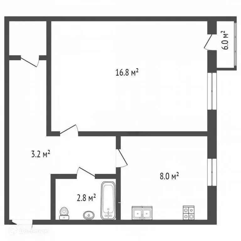 Продаётся 1-к квартира, 31.6 м - Фото 0