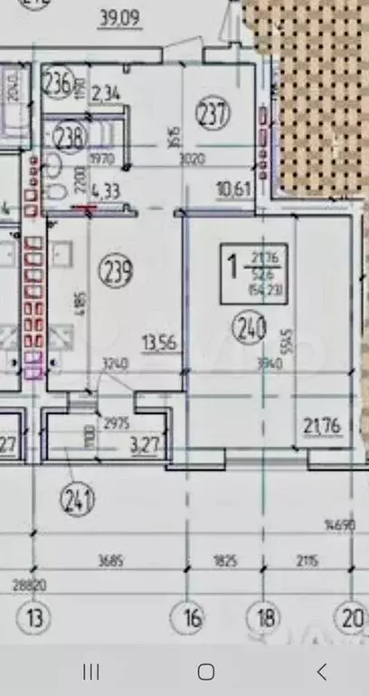 1-к. квартира, 53 м, 5/9 эт. - Фото 0
