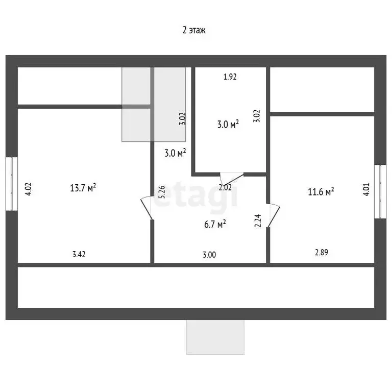 Дом в посёлок Заозерье, Рубиновая улица (101 м) - Фото 2