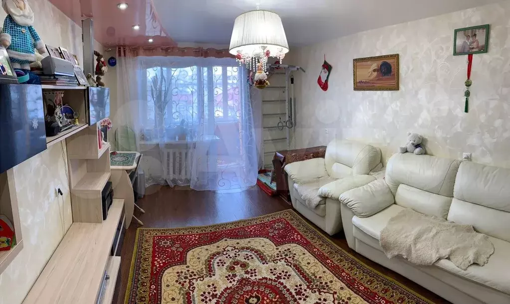 3-к. квартира, 57,5 м, 4/5 эт. - Фото 0