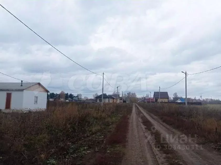 Участок в Тюменская область, Тюменский район, д. Малиновка ул. 65 лет ... - Фото 0