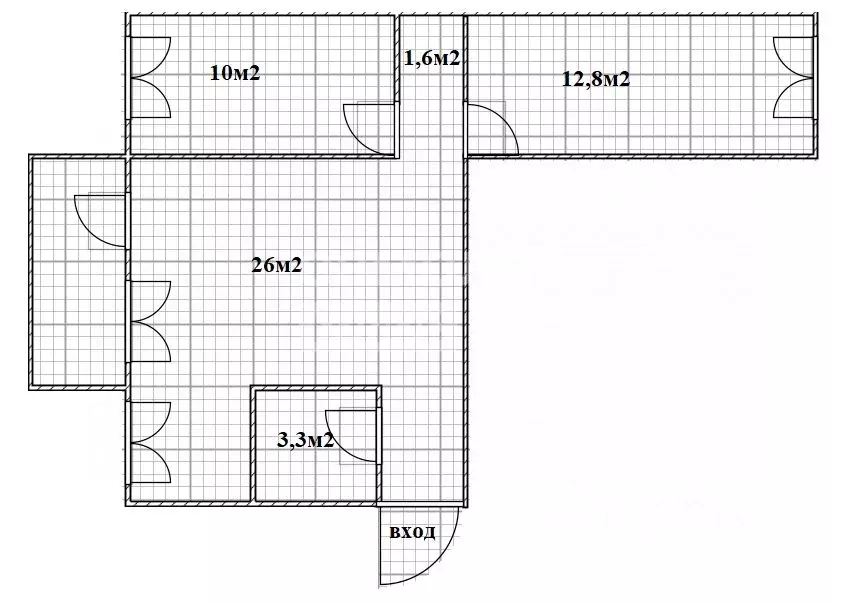 3-к кв. Челябинская область, Челябинск ул. Воровского, 60 (56.1 м) - Фото 2