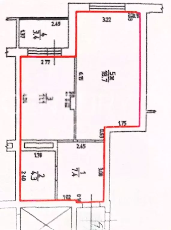 1-к кв. Калининградская область, Калининград Елизаветинская ул., 9 ... - Фото 1