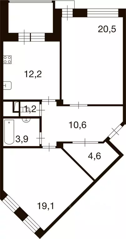 2-к кв. Москва д. Ивановское, ул. Семена Гордого, 3 (72.2 м) - Фото 0