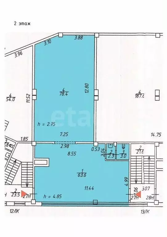 Помещение свободного назначения (147.3 м) - Фото 1