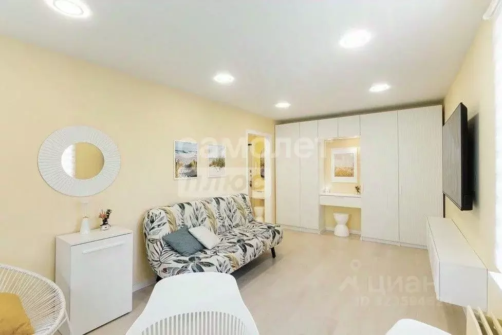 1-к кв. Омская область, Омск Новороссийская ул., 1 (32.1 м) - Фото 2