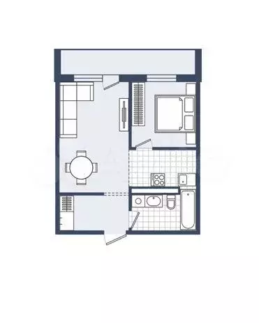 2-к. квартира, 41 м, 1/3 эт. - Фото 0