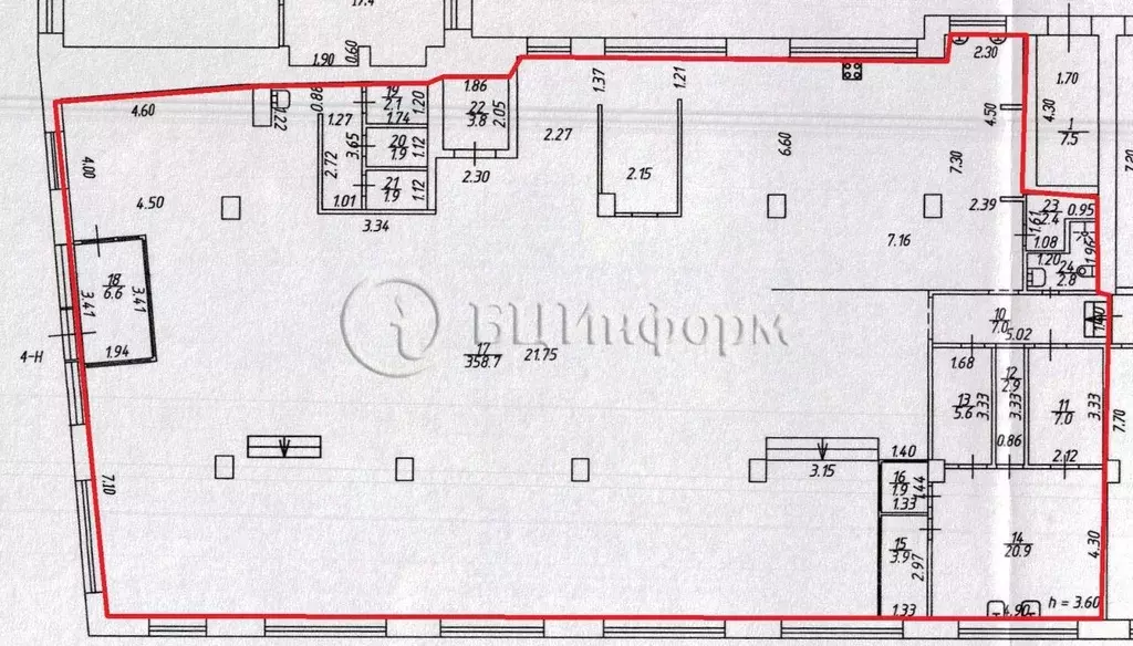 Помещение свободного назначения в Санкт-Петербург Инструментальная ... - Фото 2